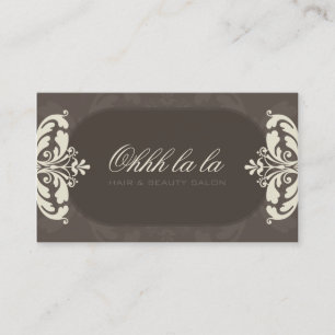 CARTE DE VISITE DE COUTURE : : flourish 3L de