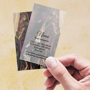 Carte de visite de cristal magique