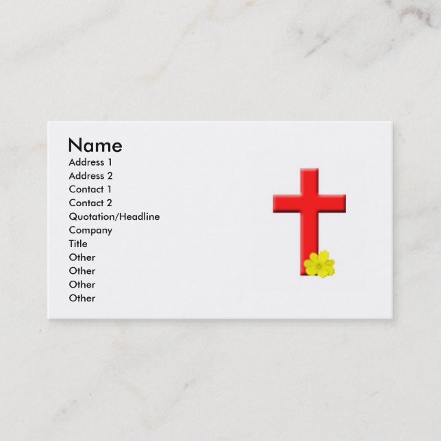Carte de visite de Croix-Rouge (Devant)