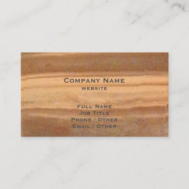 Carte de visite de cuivre (Devant)