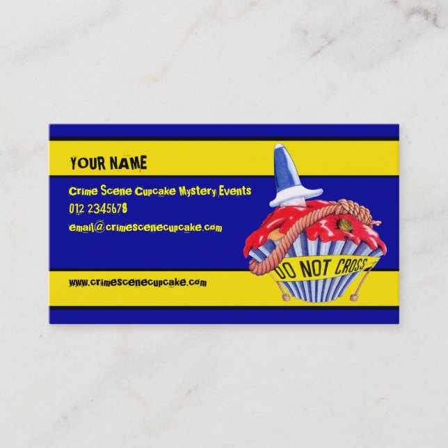 Carte de visite de Cupcake (Devant)