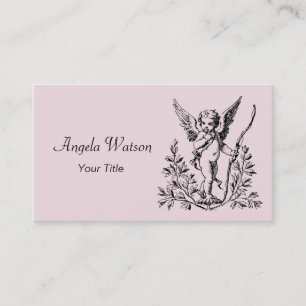 Carte de visite de cupidon d'ange