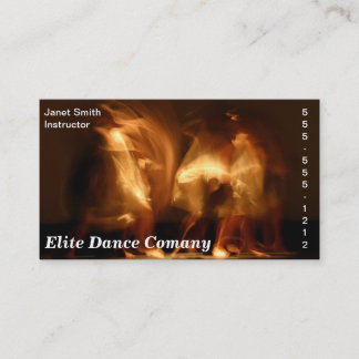 Carte de visite de danse