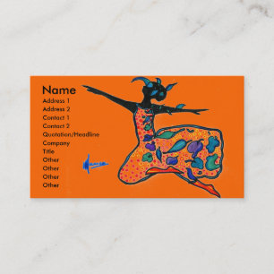 Carte de visite de danse