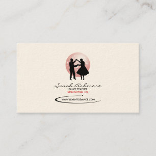 Carte de visite de danseurs (Disco Ball BG v2)