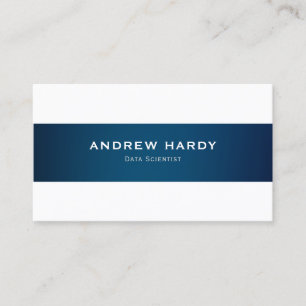 Carte de visite de Data Scientist