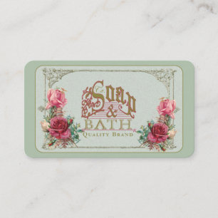 Carte de visite de ~ de SAVON et de BAIN