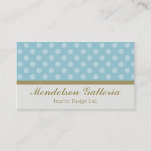 Carte de visite de Deco Dots Blue Design Company