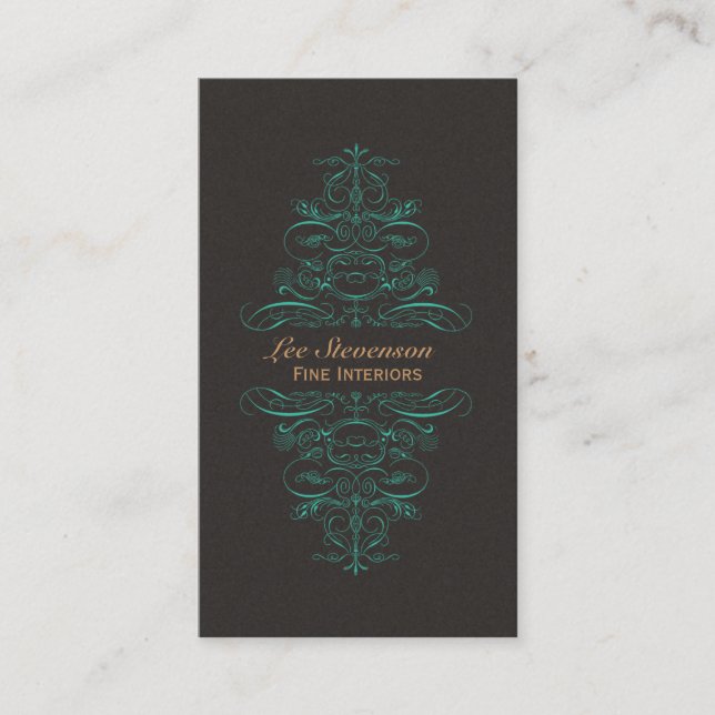 Carte de visite de défilement d'organisation du co (Devant)