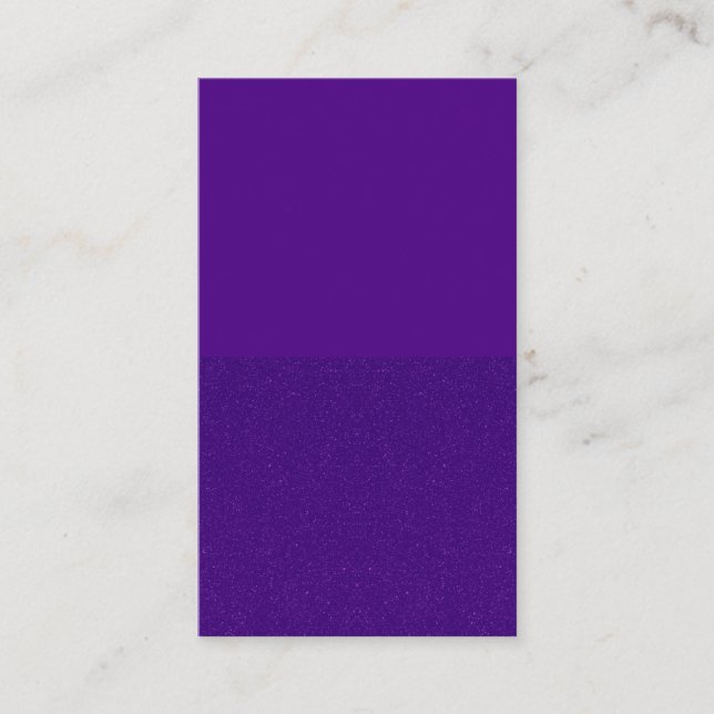 Carte de visite de demi-Parties scintillant violet (Devant)