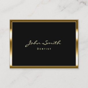Carte de visite de dentiste de la frontière aurifè