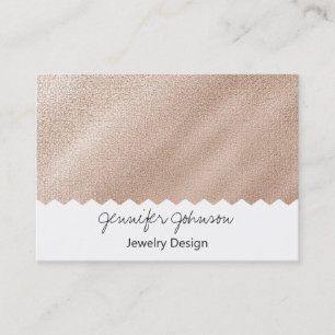 Carte de visite de design motif Gold Foil