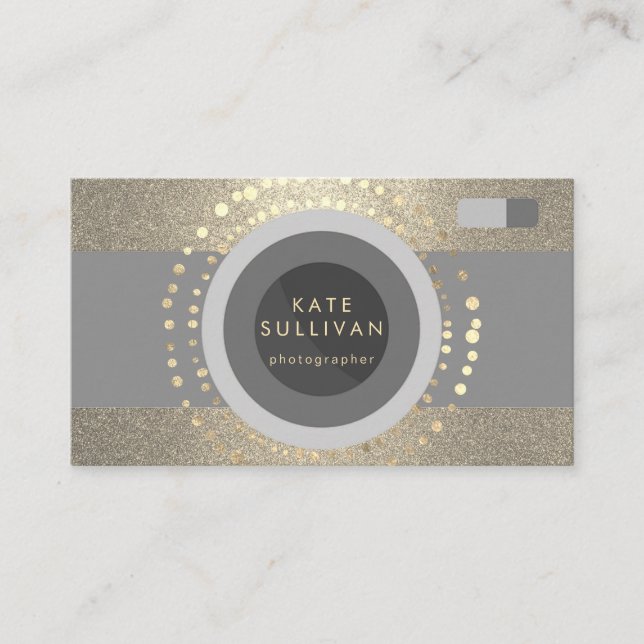 ・ carte de visite de design photographe moderne (Devant)