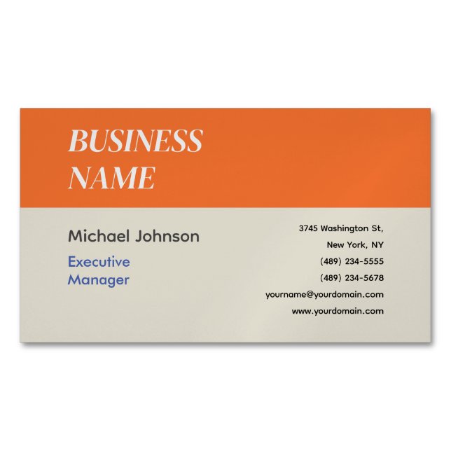 Carte de visite de design professionnel moderne un (devant)
