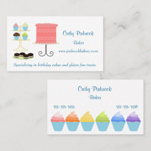 Carte de visite de desserts