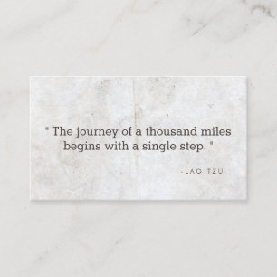 Carte de visite de devis vintage pour auteurs, écr