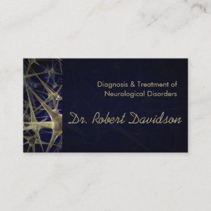 Carte de visite de diagnostic et de traitement neu