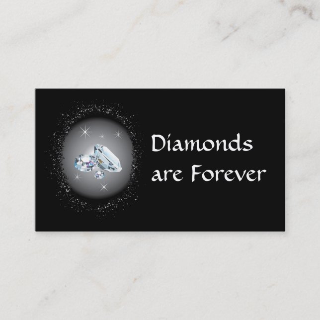 Carte de visite de diamants (Devant)