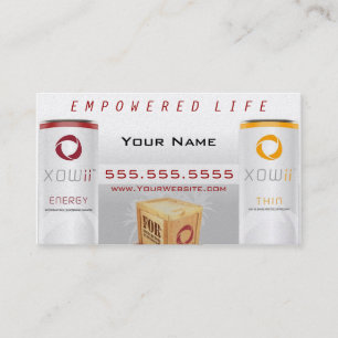 Carte de visite de distributeur de Xowii