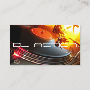 Carte de visite de divertissement de DJ Music Club
