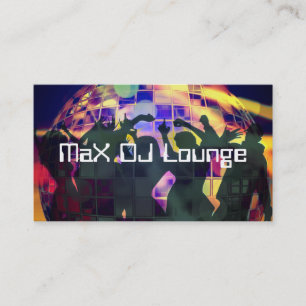 Carte de visite de DJ Lounge Bar Club