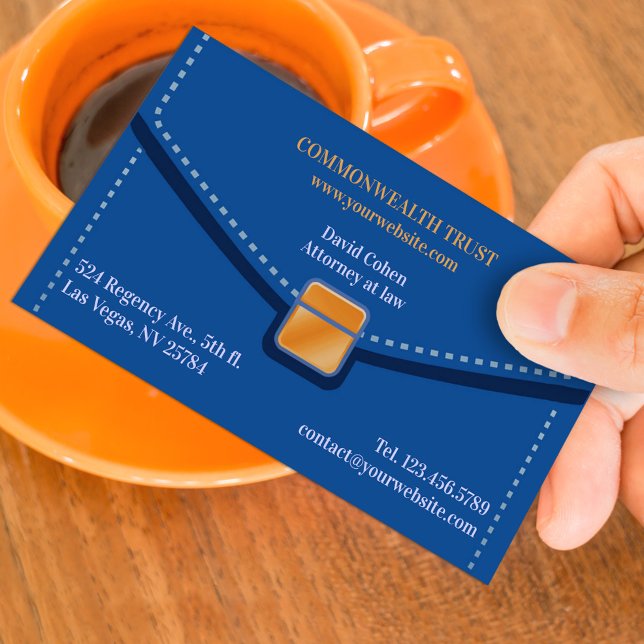 Carte de visite de dossier en droit (Créateur téléchargé)