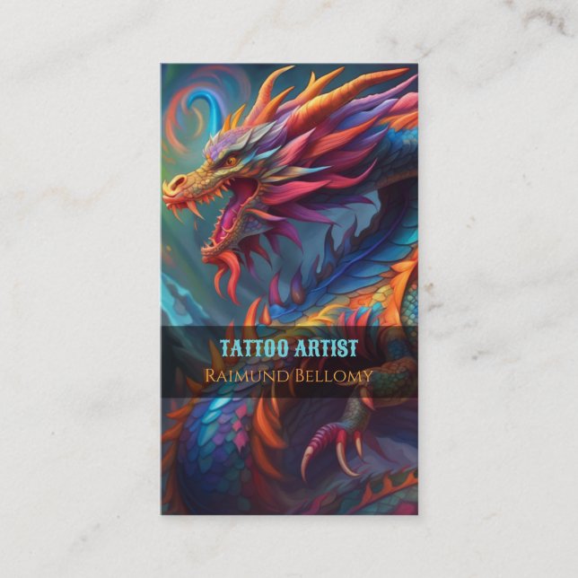 Carte de visite de dragon (Devant)