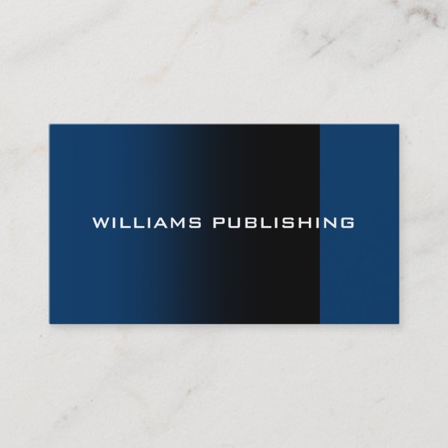 Carte de visite de édition de "Williams" (Devant)