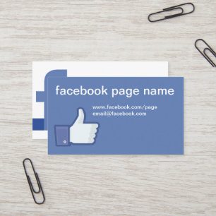 Carte de visite de Facebook CC0059