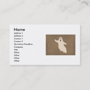 Carte de visite de fantôme