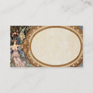 Carte de visite de fée d'imaginaire