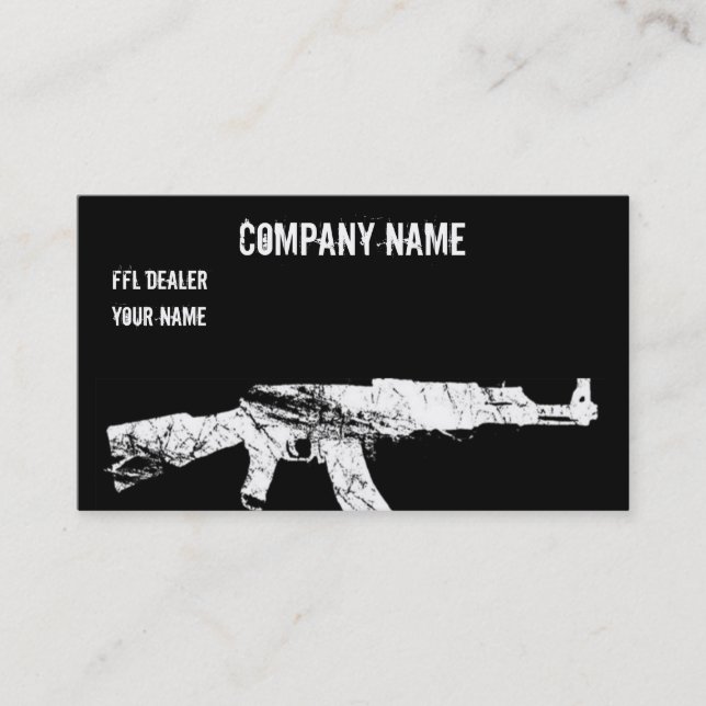 carte de visite de ffl de l'ak 47 (Devant)