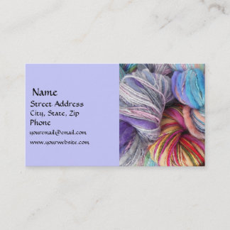 Carte de visite de fil tourné par main de jardin