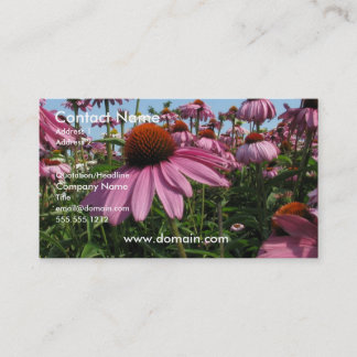 Carte de visite de fleur de cône