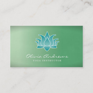 Carte de visite de fleur de Lotus
