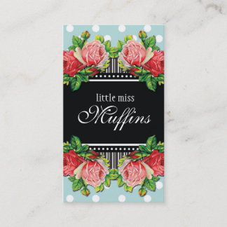 Carte de visite de floraison de contemporain de