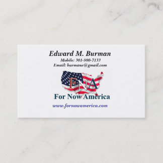 Carte de visite de FNA Ed Burman
