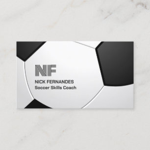 Carte de visite de football
