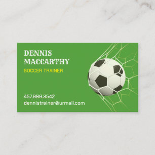 Carte de visite de football