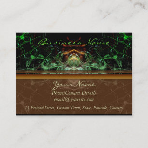 Carte de visite de forêt fractale