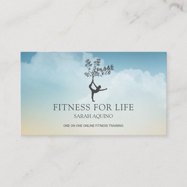 Carte de visite de formateur de conditionnement ph (Devant)