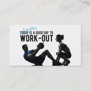 carte de visite de forme physique