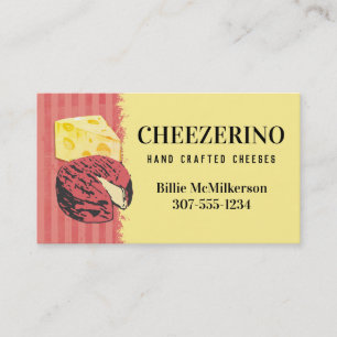 carte de visite de fromage de chèvre gourmet artis