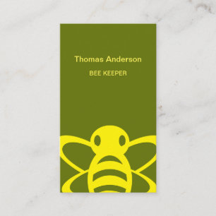 Carte de visite de gardien d'abeilles