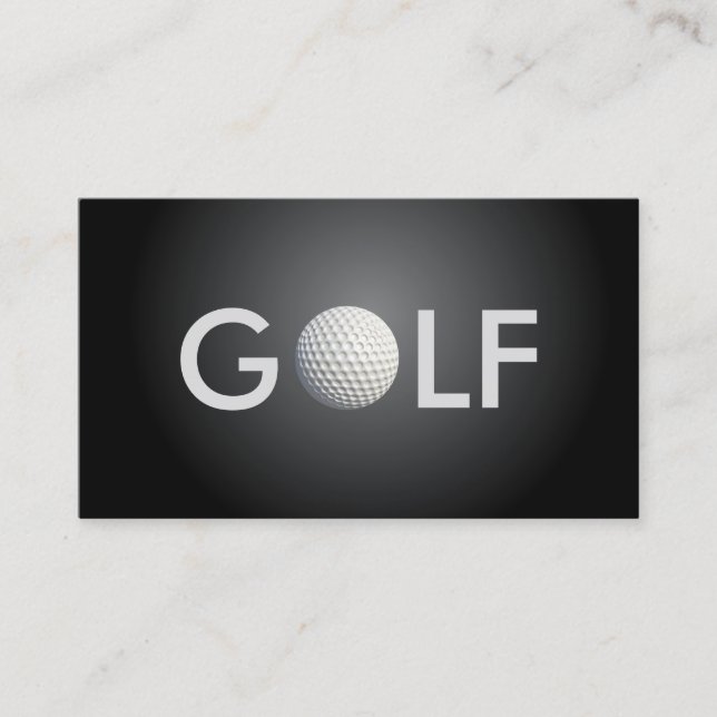 Carte de visite de golf (Devant)