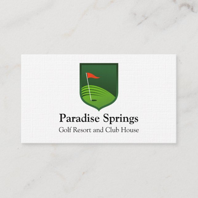 Carte de visite de golf (Devant)
