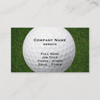 Carte de visite de golf