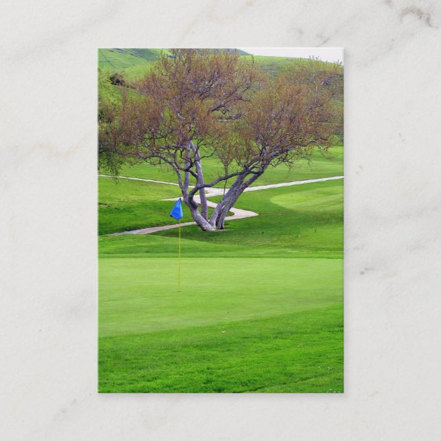 Carte de visite de golf professionnel (Devant)