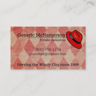 Carte de visite de gritté à bouilli dur avec calen