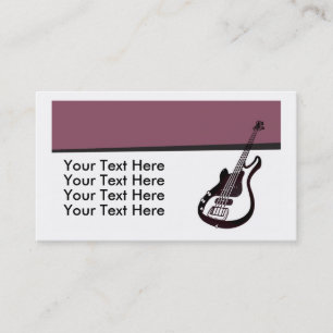 Carte de visite de guitare
